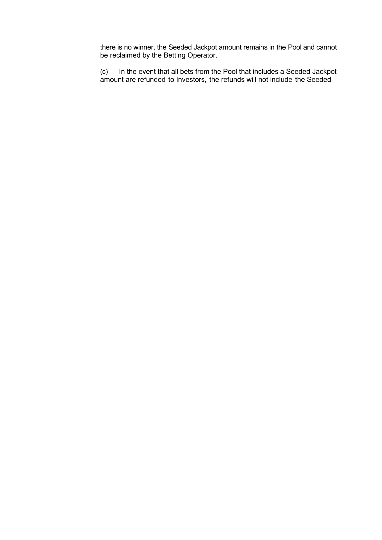 VIC Totalisator Betting Rules (Racing)