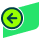 Green flag symbol with a left-pointing arrow in a circle, indicating ONE POOL being pooled into an international totalisator
